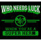 Junior's Marvel St. Patrick's Day Captain Marvel No Luck Needed T-Shirt