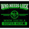 Men's Marvel St. Patrick's Day Captain Marvel No Luck Needed T-Shirt