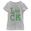 Girl's Marvel Spider-Man St. Patrick's Day Spidey Luck T-Shirt