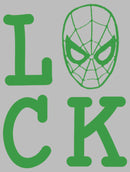 Girl's Marvel Spider-Man St. Patrick's Day Spidey Luck T-Shirt