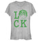 Junior's Marvel St. Patrick's Day Hulk Luck T-Shirt