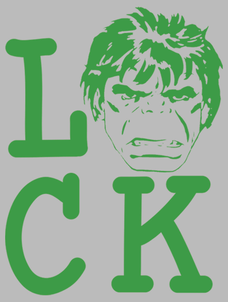 Junior's Marvel St. Patrick's Day Hulk Luck T-Shirt