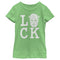 Girl's Marvel St. Patrick's Day Captain America Luck T-Shirt