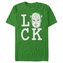 Men's Marvel St. Patrick's Day Captain America Luck T-Shirt