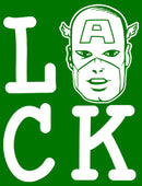 Men's Marvel St. Patrick's Day Captain America Luck T-Shirt