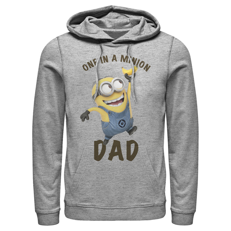 Men's Despicable Me Dave One in a Minion Dad Pull Over Hoodie