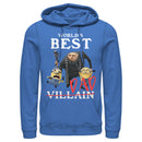 Men's Despicable Me World's Best Dad Gru and Minions Pull Over Hoodie