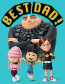 Girl's Despicable Me Best Dad Gru T-Shirt