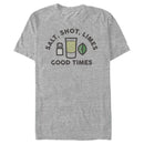 Men's Lost Gods Salt, Shot, Limes, and Good Times T-Shirt