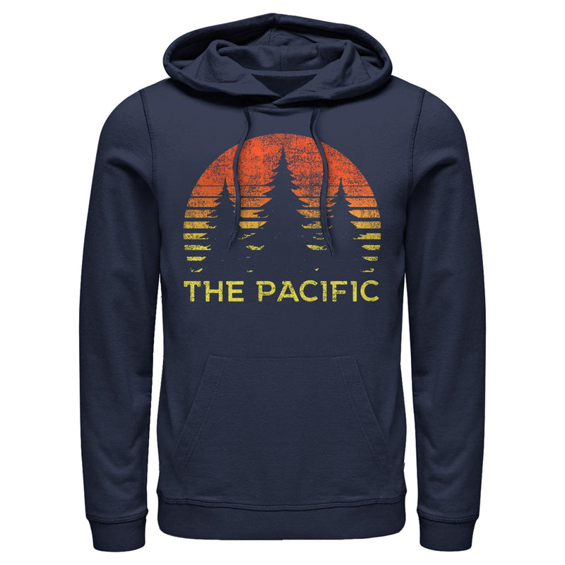 Men's Lost Gods Distressed The Pacific Sunset Pull Over Hoodie