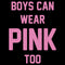 Men's Lost Gods Boys Can Wear Pink Too Pull Over Hoodie