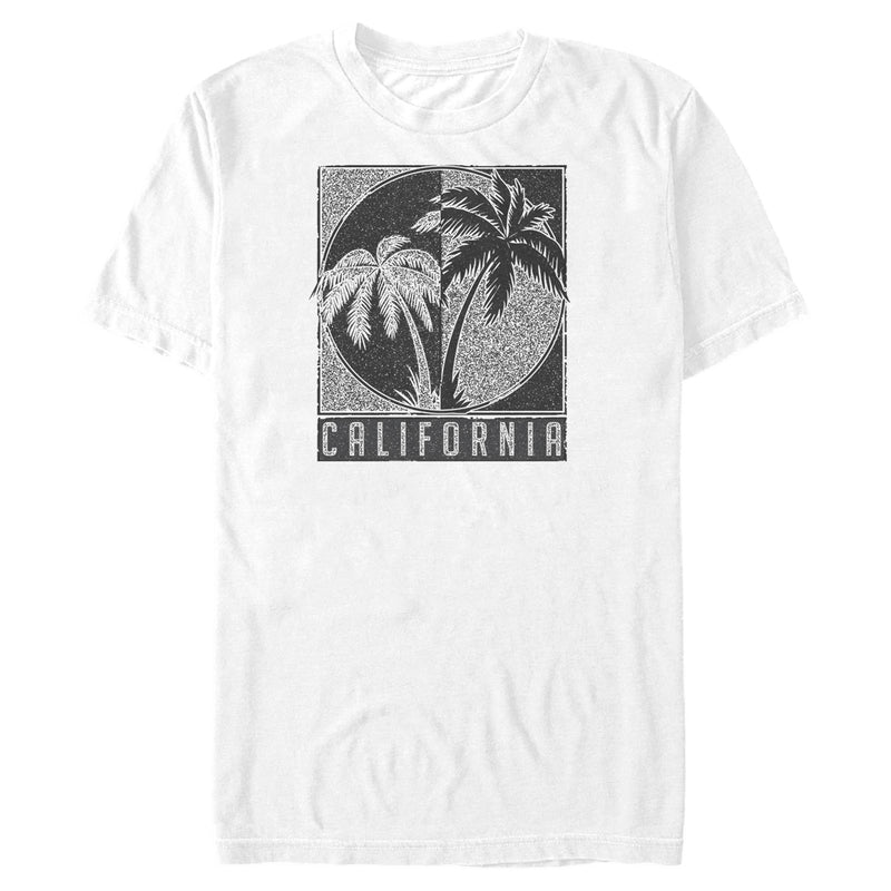 Men's Lost Gods California Black and White Palm Trees T-Shirt