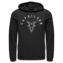 Men's Lost Gods Zodiac Capricorn Line Symbol Pull Over Hoodie