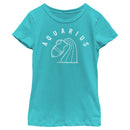 Girl's Lost Gods Zodiac Aquarius Symbol T-Shirt