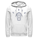 Men's Lost Gods Virgo Zodiac Line Art Pull Over Hoodie