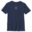 Boy's Lost Gods Pisces Zodiac Symbol T-Shirt