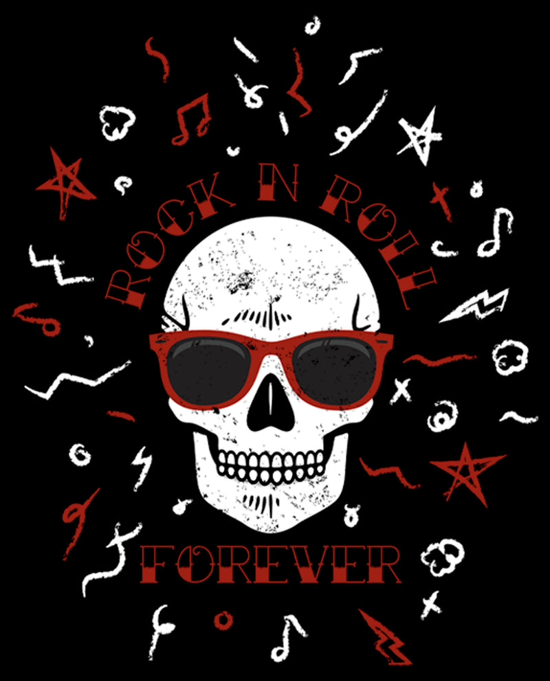 Boy's Lost Gods Rock N' Roll Forever Skull T-Shirt