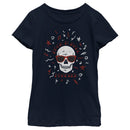 Girl's Lost Gods Rock N' Roll Forever Skull T-Shirt