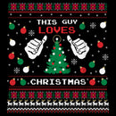 Boy's Lost Gods This Guy Loves Christmas Sweater Print T-Shirt