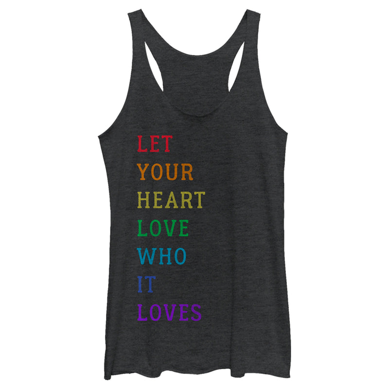 Women's Lost Gods Pride Quote Racerback Tank Top