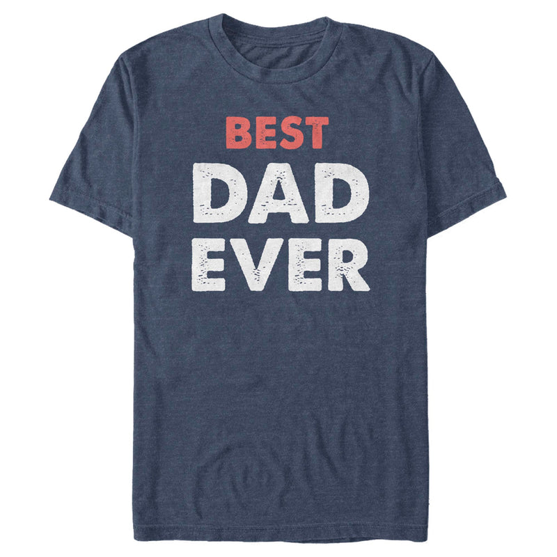 Men's Lost Gods Best Dad Ever Distressed T-Shirt