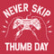 Men's Lost Gods Never Skip Thumb Day T-Shirt