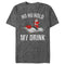 Men's Lost Gods Hold My Drink Skater Santa T-Shirt