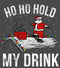 Men's Lost Gods Hold My Drink Skater Santa T-Shirt