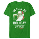 Men's Lost Gods Distressed Santa Beer T-Shirt