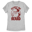 Women's Lost Gods Respect The Beard T-Shirt