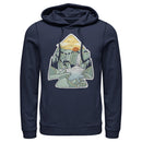 Men's Lost Gods Arrowhead Landscape Pull Over Hoodie