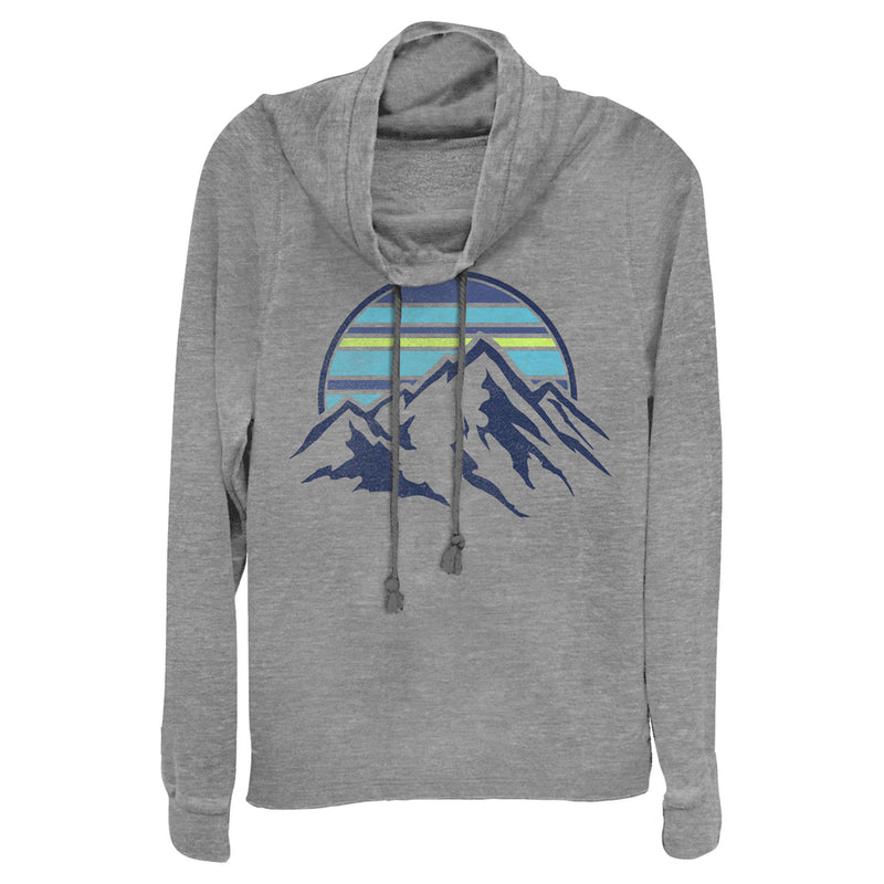 Junior's Lost Gods Blue Mountains Cowl Neck Sweatshirt