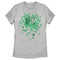 Women's MTV St. Patrick's Day Shamrock Splatter Logo T-Shirt