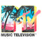 Men's MTV Distressed Tropical Logo T-Shirt