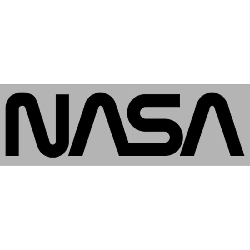 Men's NASA Simple Black Logo Pull Over Hoodie