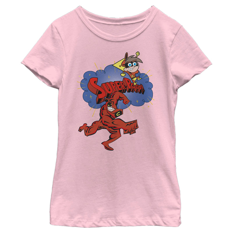 Girl's The Fairly OddParents Super-Poof Hero T-Shirt