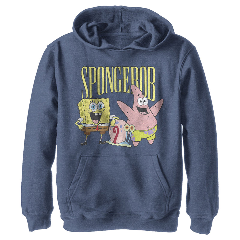 Boy's SpongeBob SquarePants Group Friends Pull Over Hoodie