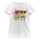 Girl's SpongeBob SquarePants Patrick in Heart-Shaped Sunglasses T-Shirt