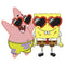 Girl's SpongeBob SquarePants Patrick in Heart-Shaped Sunglasses T-Shirt