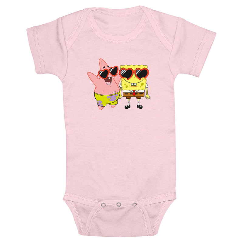 Infant's SpongeBob SquarePants Heart-Shaped Sunglasses Onesie