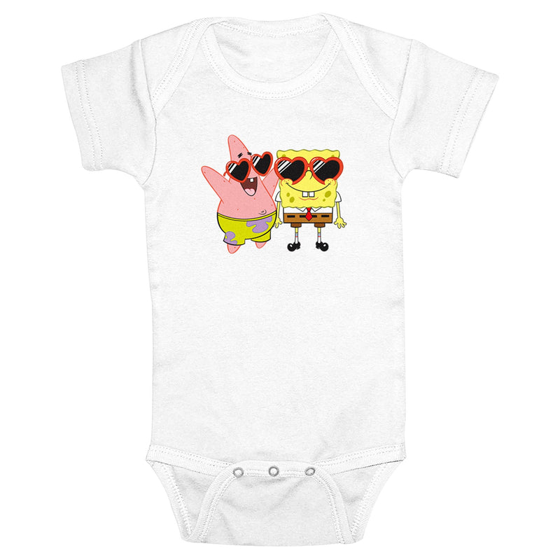 Infant's SpongeBob SquarePants Heart-Shaped Sunglasses Onesie