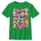 Boy's Nintendo Super Mario Bros. U Deluxe Character Squares T-Shirt