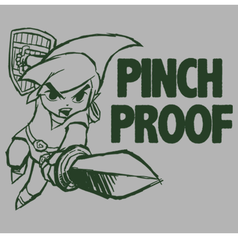 Men's Nintendo Legend of Zelda St. Patrick's Day Link Pinch Proof Pull Over Hoodie