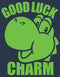Junior's Nintendo Super Mario St. Patrick's Day Yoshi Good Luck Charm Racerback Tank Top