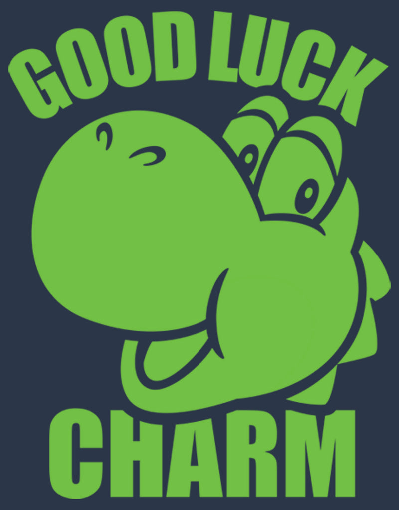 Junior's Nintendo Super Mario St. Patrick's Day Yoshi Good Luck Charm Racerback Tank Top