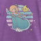 Girl's Nintendo Super Mario Rosalina And Luma Striped Background Portrait T-Shirt