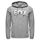 Men's Nintendo Mario Boo! Bubble Text Pull Over Hoodie