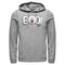 Men's Nintendo Mario Boo! Bubble Text Pull Over Hoodie