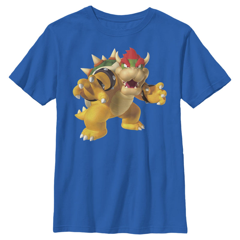 Boy's Nintendo Super Mario Bowser Pose T-Shirt