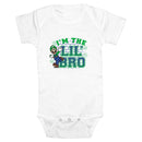 Infant's Nintendo I'm the Lil' Bro Luigi Onesie